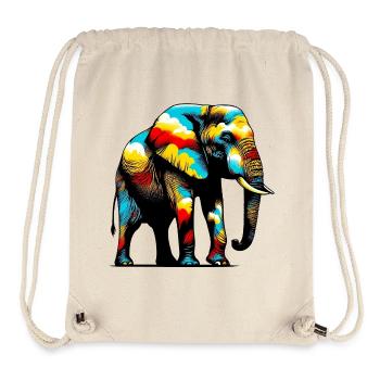 Elephant - Stanley/Stella Recycled Gym Bag - natural - Front