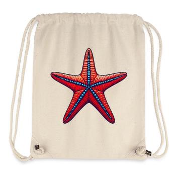 Étoile de mer - Sac à cordon recyclé Stanley/Stella - blanc naturel - Devant