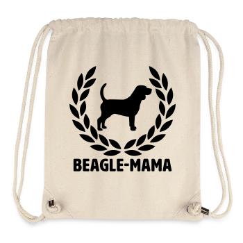 Maman Beagle - Sac à cordon recyclé Stanley/Stella - blanc naturel - Devant