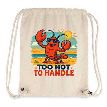 Lively Summer Lobster Illustration - Stanley/Stella Recycled Gym Bag - natural - Front