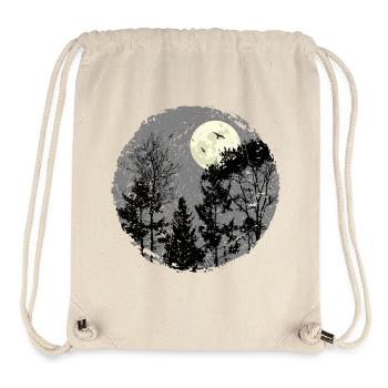 Heilige Nachtwaldszene - Stanley/Stella recycelter Gym Bag - Naturweiß - Vorne