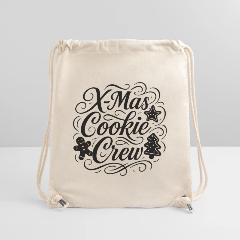 Équipe de Noël de cuisson des biscuits Sac à cordon recyclé Stanley/Stella