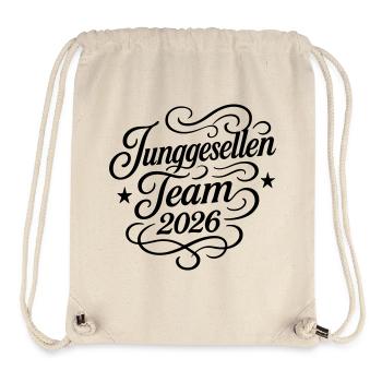 Bachelor Team 2026 Jga - Sac à cordon recyclé Stanley/Stella - blanc naturel - Devant