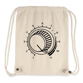 Volume Turn It Up, Lautstärke Musik Party DJ Sound - Stanley/Stella recycelter Gym Bag - Naturweiß - Vorne