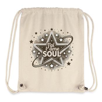 J'AI L'ÂME SOUL #3 – lass uns reden - Stanley/Stella recycelter Gym Bag - Naturweiß - Vorne