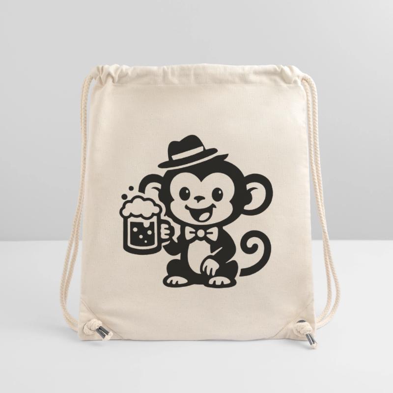Affe Bier Stanley/Stella recycelter Gym Bag