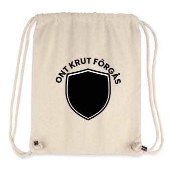 Minimal shield emblem - Stanley/Stella Recycled Gym Bag - natural - Front