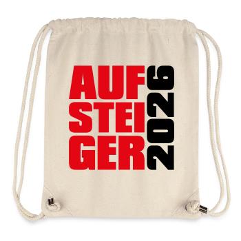 Aufsteiger 2026 Aufstieg - Stanley/Stella recycelter Gym Bag - Naturweiß - Vorne