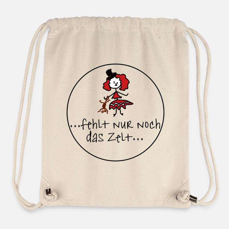 Zelt fehlt - Stanley/Stella recycelter Gym Bag - Naturweiß