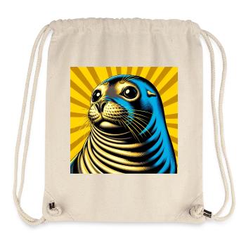seal - Stanley/Stella Recycled Gym Bag - natural - Front