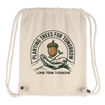 Tree Planting Long Term - Stanley/Stella Recycled Gym Bag - natural - Front