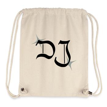 DJ monogram - Stanley/Stella Recycled Gym Bag - natural - Front