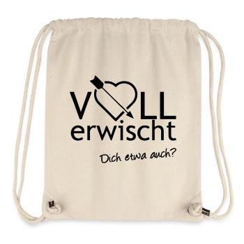 Voll erwischt Liebe verliebt Paar Heirat Geschenk - Stanley/Stella recycelter Gym Bag - Naturweiß - Vorne