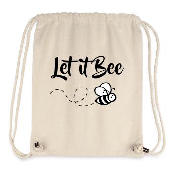 Biene - Bienchen - Flug - Let It Bee! - Stanley/Stella recycelter Gym Bag - Naturweiß - Vorne