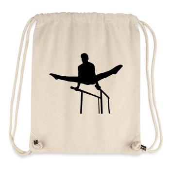 Garçon Gymnastique - Sac à cordon recyclé Stanley/Stella - blanc naturel - Devant