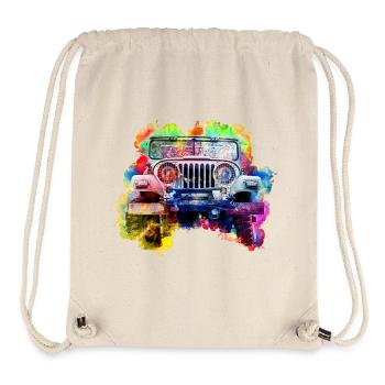 Jeep - Stanley/Stella recycelter Gym Bag - Naturweiß - Vorne
