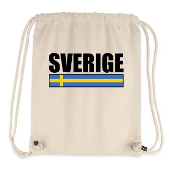 sverige - Sac à cordon recyclé Stanley/Stella - blanc naturel - Devant