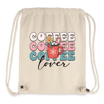 Amateur de café - Sac à cordon recyclé Stanley/Stella - blanc naturel - Devant