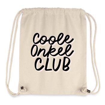 Coole Onkel Club Rosa - Stanley/Stella recycelter Gym Bag - Naturweiß - Vorne