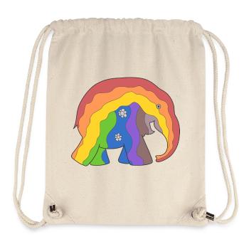 Elefant - Stanley/Stella recycelter Gym Bag - Naturweiß - Vorne