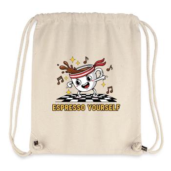 Dancepresso - Stanley/Stella recycelter Gym Bag - Naturweiß - Vorne