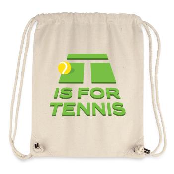  Tennis Motiv Is For Tennis  - Stanley/Stella recycelter Gym Bag - Naturweiß - Vorne