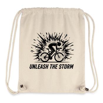 Cyclone Rider Burst - Stanley/Stella recycelter Gym Bag - Naturweiß - Vorne