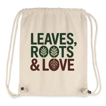 Herbalist Leaves Roots Love Professional Clinical  - Stanley/Stella Recycled Gym Bag - natural - Front