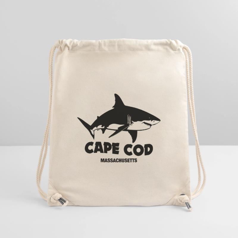 Cape Cod - grands requins blancs Sac à cordon recyclé Stanley/Stella