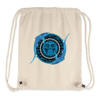 Blue Shark Tiki - Sac à cordon recyclé Stanley/Stella - blanc naturel - Devant