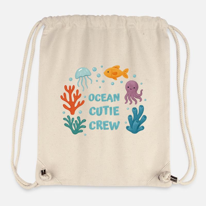 Underwater friends - Stanley/Stella Recycled Gym Bag - natural