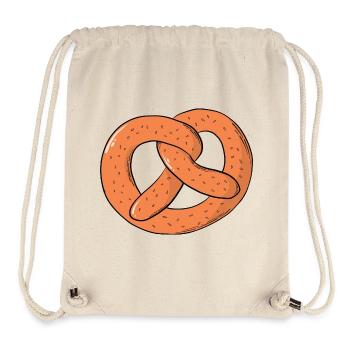 Pretzel Pretzel Bread Baker Pretzels Baked Goods - Stanley/Stella Recycled Gym Bag - natural - Front
