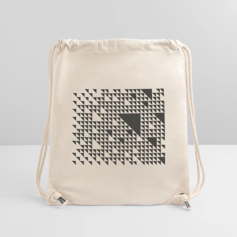 geometric triangles pattern design Stanley/Stella Recycled Gym Bag