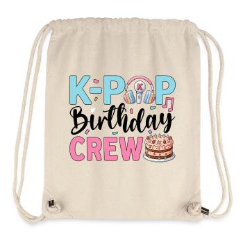 K-Pop Birthday Crew - Stanley/Stella recycelter Gym Bag - Naturweiß - Vorne