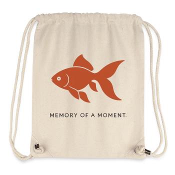MEMOIRE D'UN INSTANT - Sac à cordon recyclé Stanley/Stella - blanc naturel - Devant