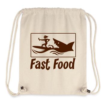 Fast Food - Stanley/Stella Recycled Gym Bag - natural - Front