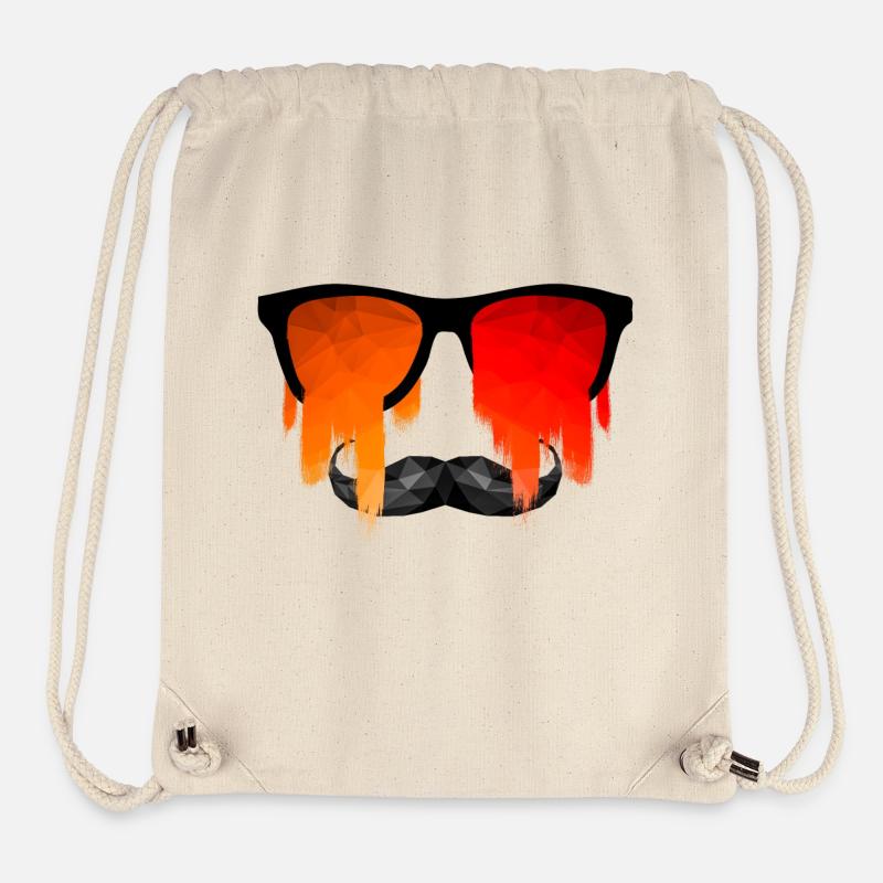 Sunglasses poly design - Stanley/Stella Recycled Gym Bag - natural