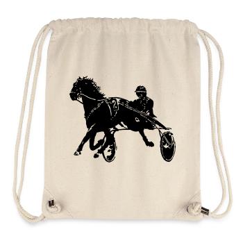 Trotteurs trotteurs - Sac à cordon recyclé Stanley/Stella - blanc naturel - Devant