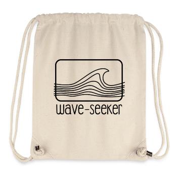 stylish surf fashion - Stanley/Stella recycelter Gym Bag - Naturweiß - Vorne