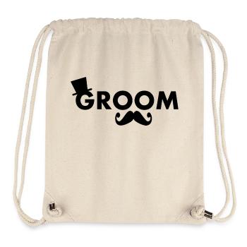 Groom - Stanley/Stella recycelter Gym Bag - Naturweiß - Vorne