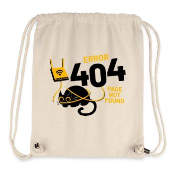 Error 404 Page Not Found - Stanley/Stella Recycled Gym Bag - natural - Front