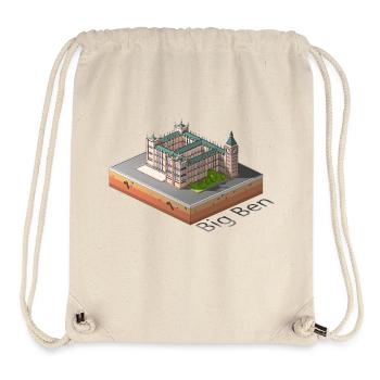 Big Ben - Stanley/Stella recycelter Gym Bag - Naturweiß - Vorne