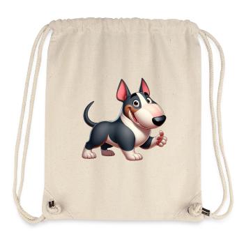 bull terrier - Stanley/Stella Recycled Gym Bag - natural - Front