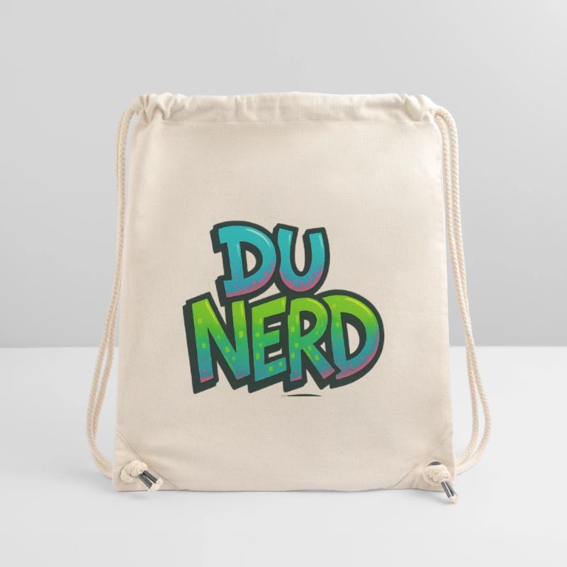 Nerd design with gradient Stanley/Stella Recycled Gym Bag