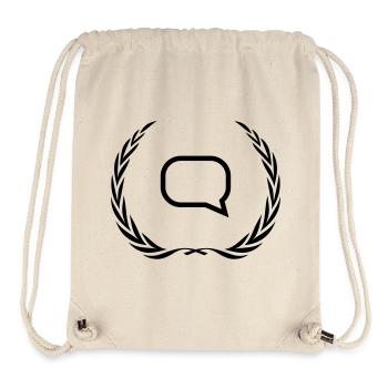 Speech bubble wreath - Stanley/Stella Recycled Gym Bag - natural - Front