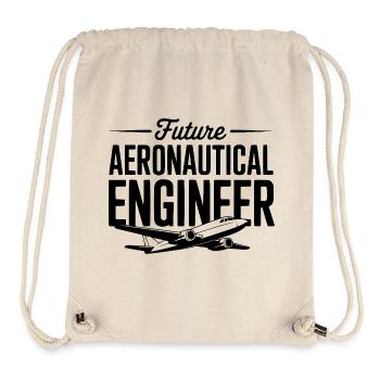 Futur ingénieur aéronautique - Sac à cordon recyclé Stanley/Stella - blanc naturel - Devant