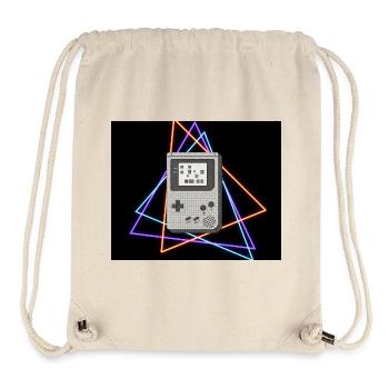 Retro Game Console Neon - Stanley/Stella Recycled Gym Bag - natural - Front
