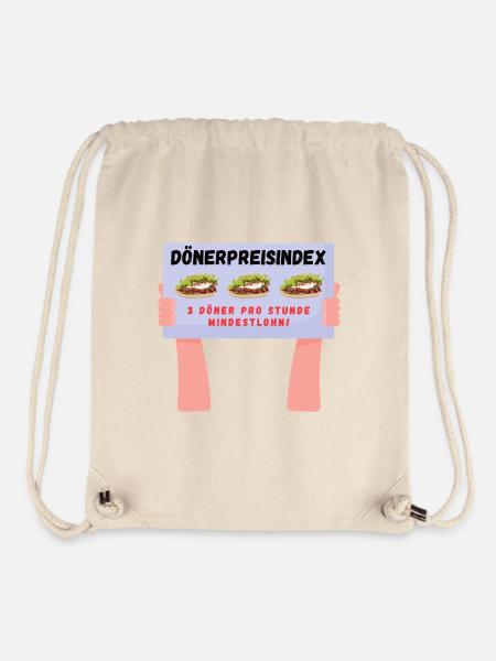 Dönerpreisindex - Stanley/Stella recycelter Gym Bag - Naturweiß