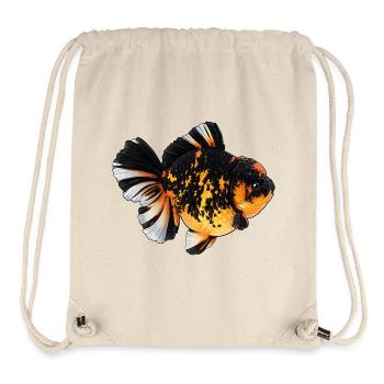 Fire Jumbo Tiger HQ Oranda Goldfish - Sac à cordon recyclé Stanley/Stella - blanc naturel - Devant