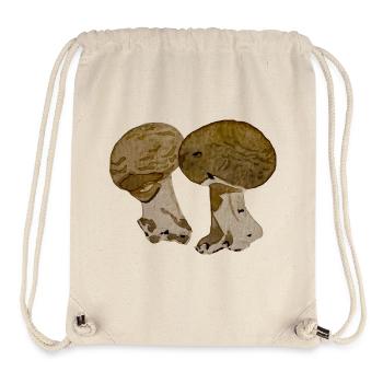 Pilze in Aquarell - Stanley/Stella recycelter Gym Bag - Naturweiß - Vorne